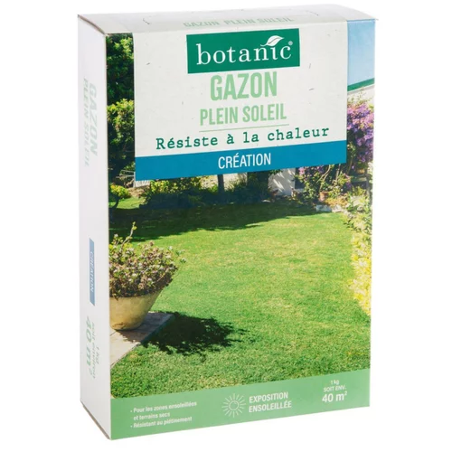 Au quotidien:Graines de gazon à semer plein soleil pour création botanic® - 1 kg