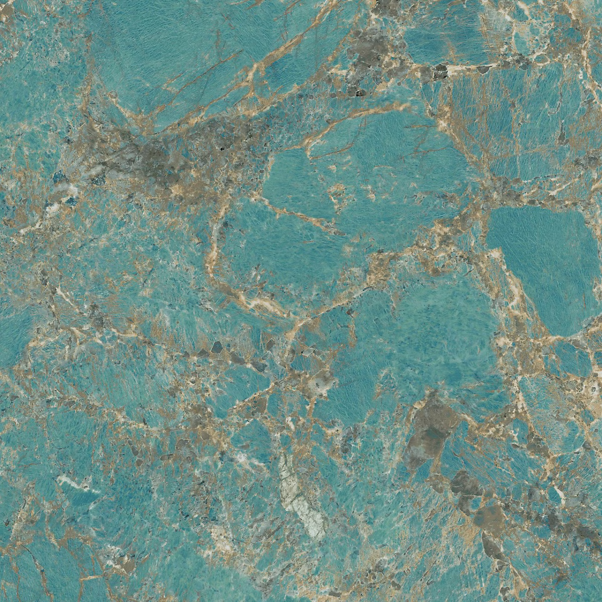 Carrelage effet Pierre Vert Amazzonite 120 × 120 × 0 – 9 cm Brillant Florenza, Sol et mur intérieur (vendu par carton de 2,88 m²), RO'