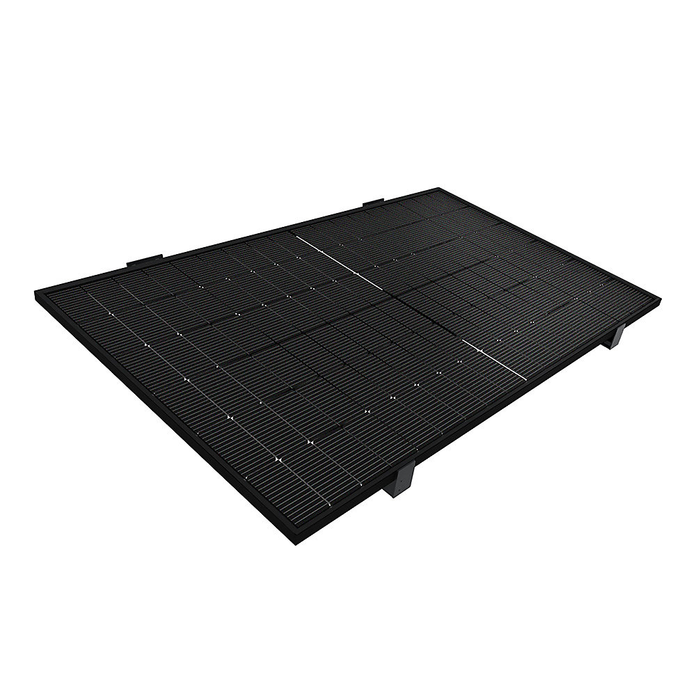 Auvent solaire photovoltaïque TOPAZE indépendant 1 panneau (Gris anthracite RAL 7016) – Réf. MQELMNAZU7274425285