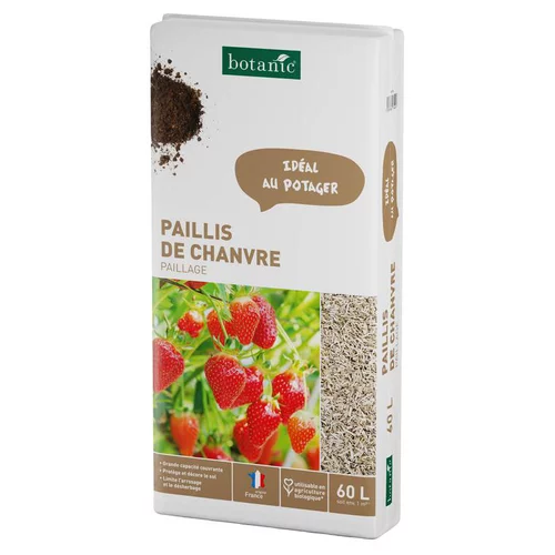 Pour embellir vos extérieurs:Paillis de chanvre botanic® - 60 L