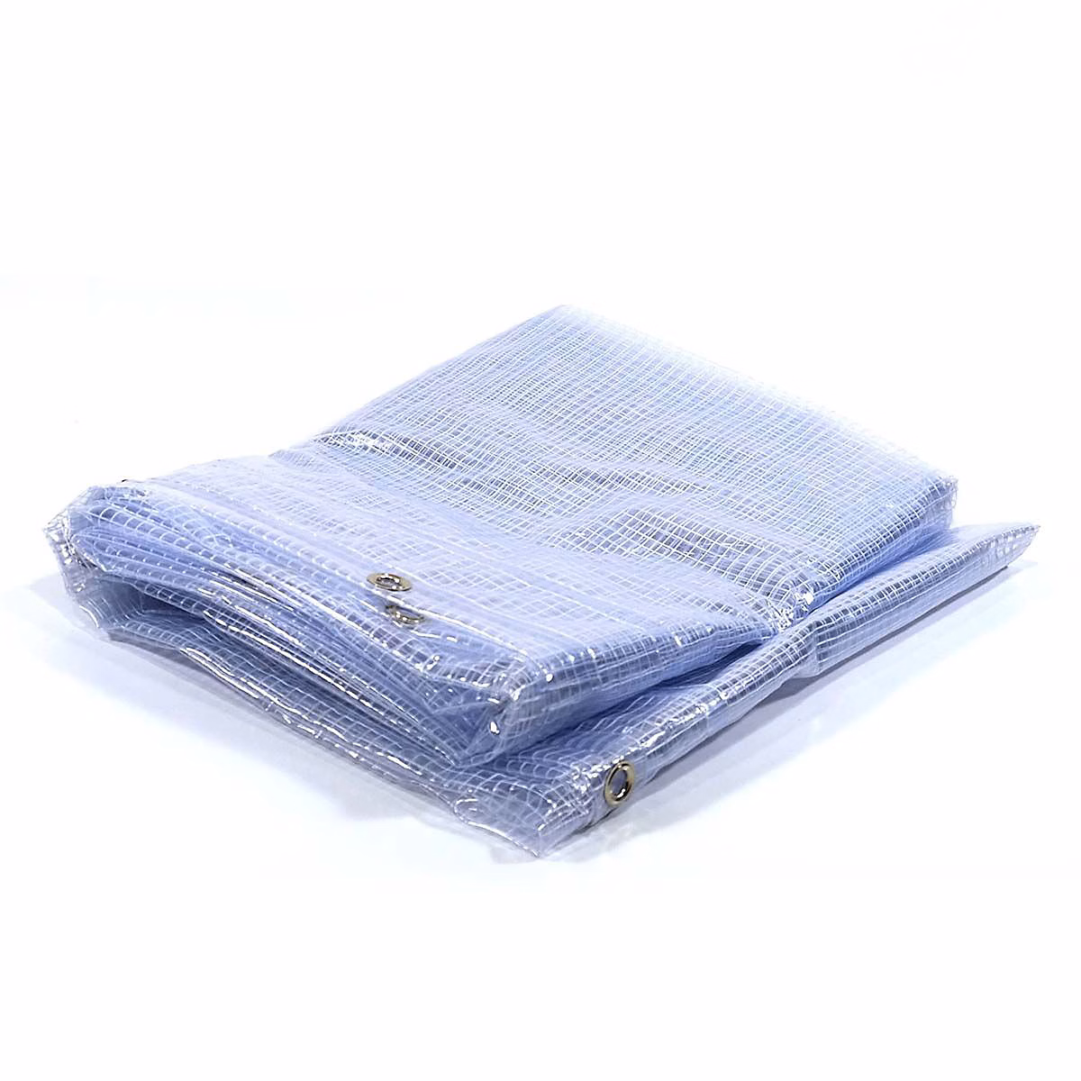 Bâche de Chantier 2 – 1 × 4,5 m, Garantie 5 ans TECPLAST, SP400CH, Bâche Armée Transparente étanche pour Travaux, Made in France