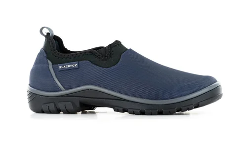 Pour plus de confort au jardin:Chaussure Montana Blackfox coloris bleu