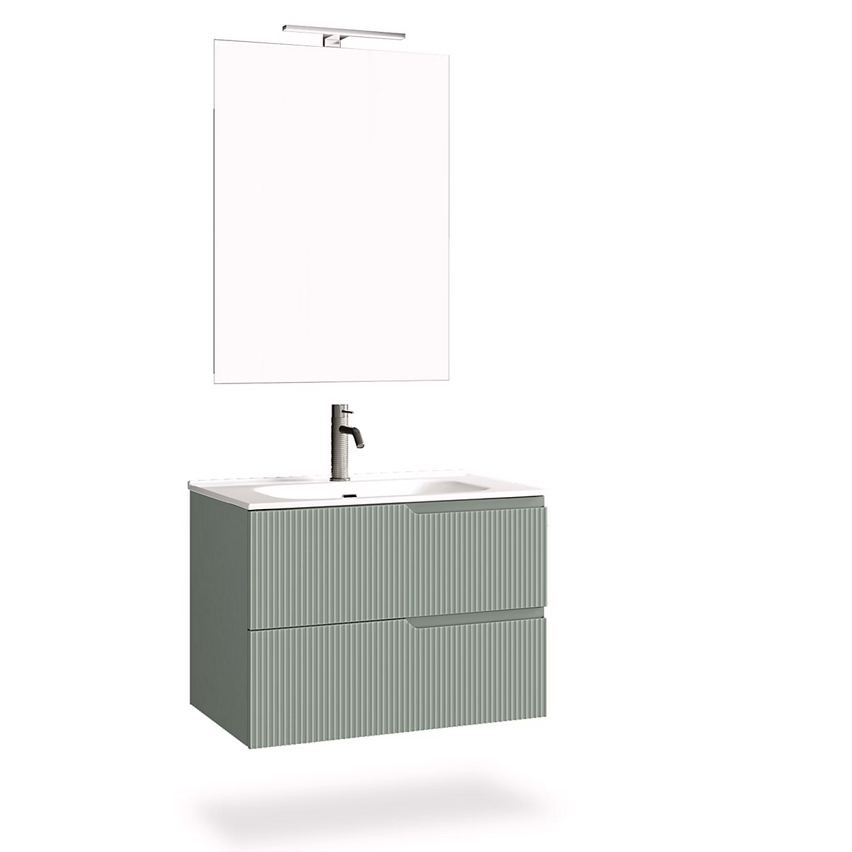 Ensemble salle de bain 4 pièces VENERE vert sauge – Réf. FIOYDFQZH6281135102