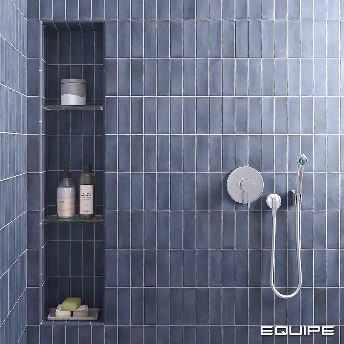 Carrelage Effet Zellige Bleu Nuit COLO Matt 5 × 15 blue night – Les Carreaux de Jean