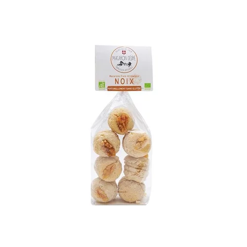 Au service de vos extérieurs：Macarons bio aux noix Biscuit bio des Savoie - 150 g