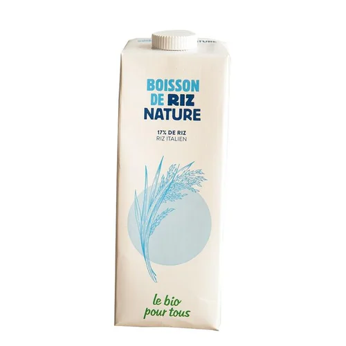 Au service de vos extérieurs：Boisson riz nature Bio Pour Tous - 1 L