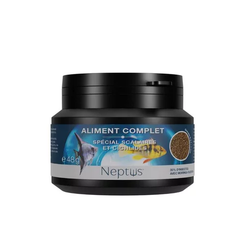 Simple pour le jardin：Aliment complet pour scalaires et cichlidés Neptus - 100 ml