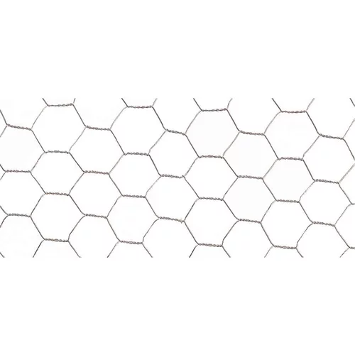Idée extérieure：Grillage Galvanex maille hexagonale 2,5 cm Acier galvanisé Gris L10 m x H100 cm