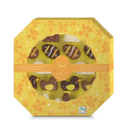 Idéal au jardin：Boîte mini chocolats Pâques Hamlet - 195 g