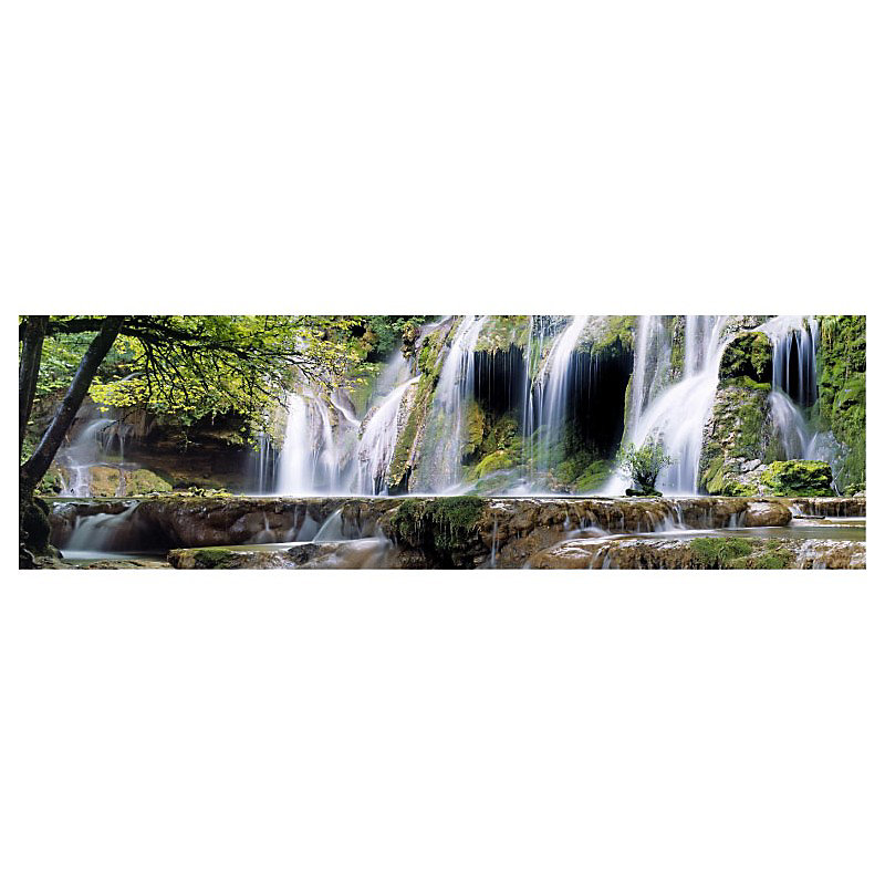 Brise vue imprimé CUISANCE nature – H.1.5 x L.5 m, 100% occultant, Made in France par Scenolia + kit de fixation offert
