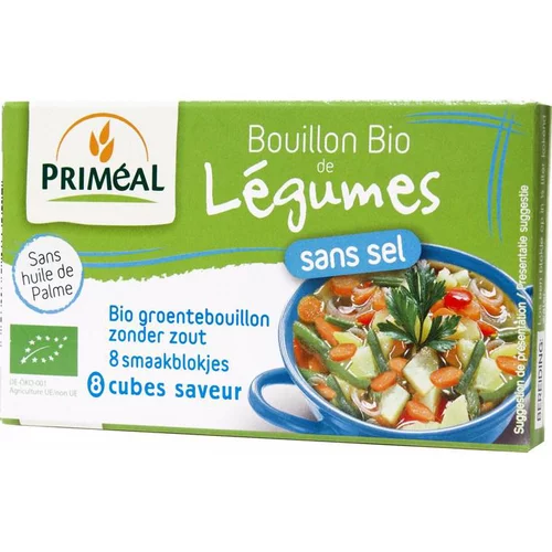 Une solution pour le jardin:Bouillon de légumes sans sel en cube - 72 gr