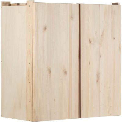 Armoire de rangement en pin massif Nova (76.5 x 40.5 x 79.5 cm)