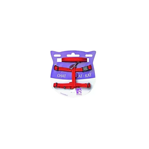 Jardin extérieur：Harnais + laisse pour chat Safe rouge XS