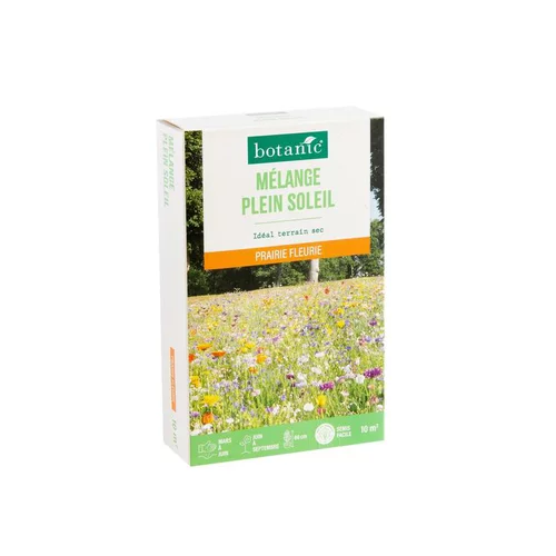 Les incontournables du jardin:Mélange de graines plein soleil botanic® - graines à semer (10 m²)