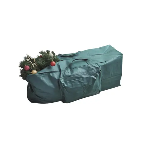 Pour vos envies d’extérieur:Sac de rangement de Noël en polypropylène vert - 120 x 36 x H 52 cm