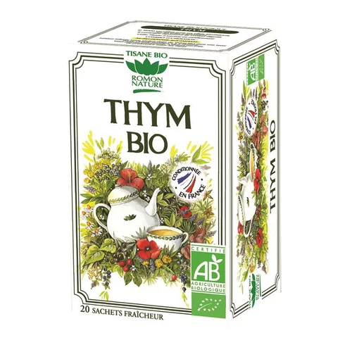 Adapté à vos extérieurs：Infusion thym bio Romon Nature - 34 g