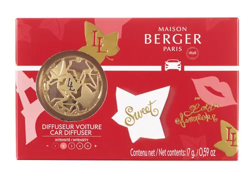 Jardin à adopter:Diffuseur voiture Maison Berger Lolita Lempicka Sweet - 2,5 x 4,4 cm
