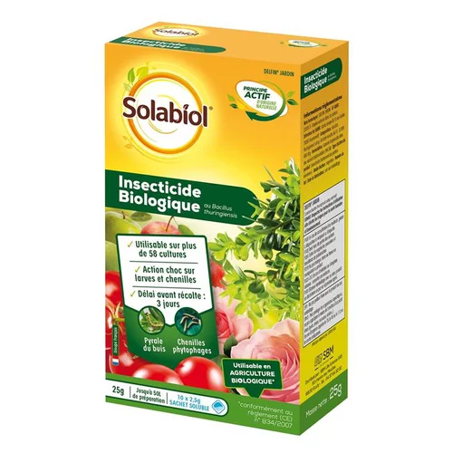 Une touche pratique au jardin:Insecticide biologique 25 g