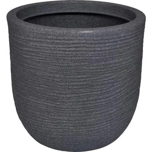Confort nature：Pot rond Granit gris Ø 45 x 43 cm de 55 L