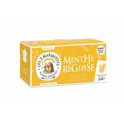 Sélection jardin:Infusion menthe réglisse bio Les 2 Marmottes - 42 g
