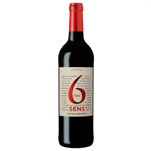 Les essentiels du jardin:Vin rouge bio Gérard Bertrand 6ème Sens - 75 cl