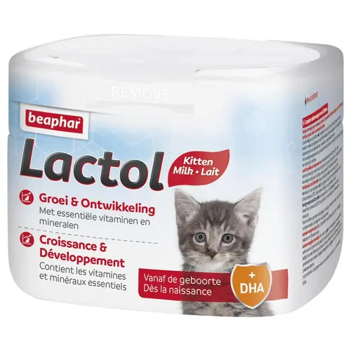 Adapté au jardin：Lait maternisé pour chaton Lactol 250 g