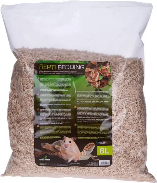 Sélection au jardin：Litière pour reptile, rongeur, et poule coloris beige Reptile Planet Repti Bedding - 6 L