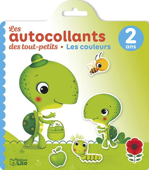 Qualité pour le jardin:Livre d’autocollants "Le jardin" aux Éditions Lito collection Les autocollants des tout petits 2 ans