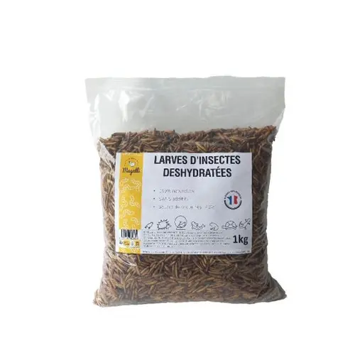 Pour personnaliser vos extérieurs:Larves d’insectes déshydratées Magalli - 1 kg