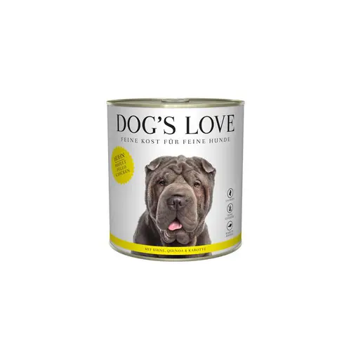Pour vos extérieurs:Pâtée naturelle pour chien au poulet - boite de 800 g