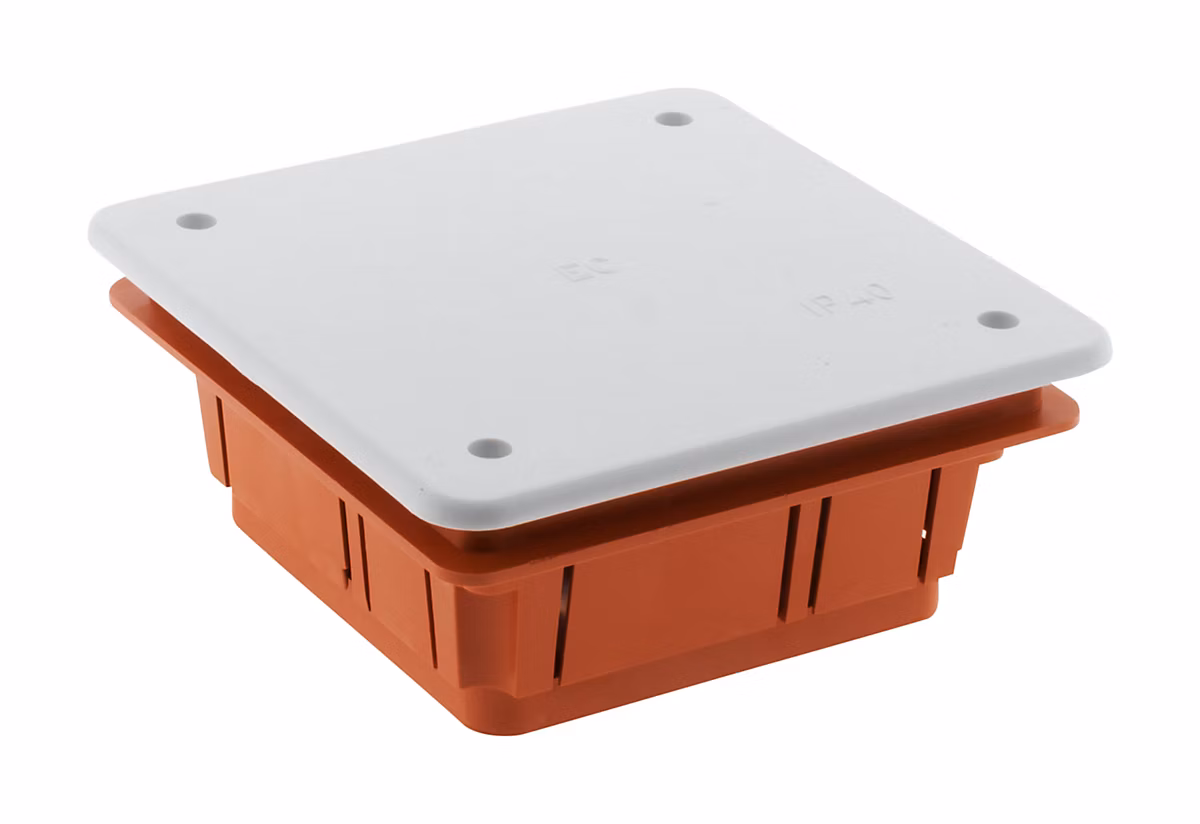Boîte dérivation à encastrer 92 × 92 × 45mm Zenitech
