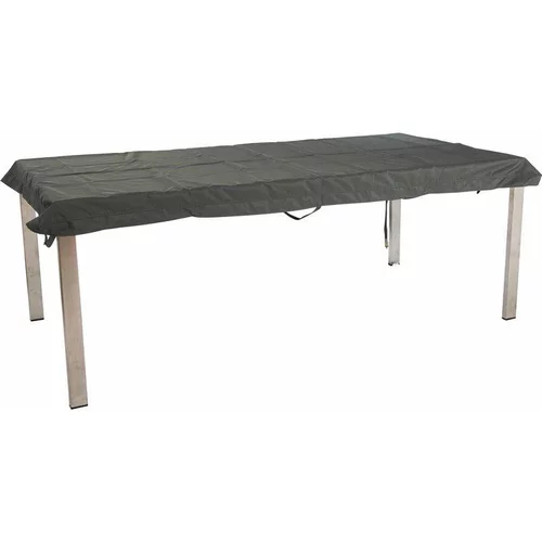 Pour équiper vos extérieurs：Housse pour plateau rectangulaire coloris gris en coton polyester - 200 x 100 cm