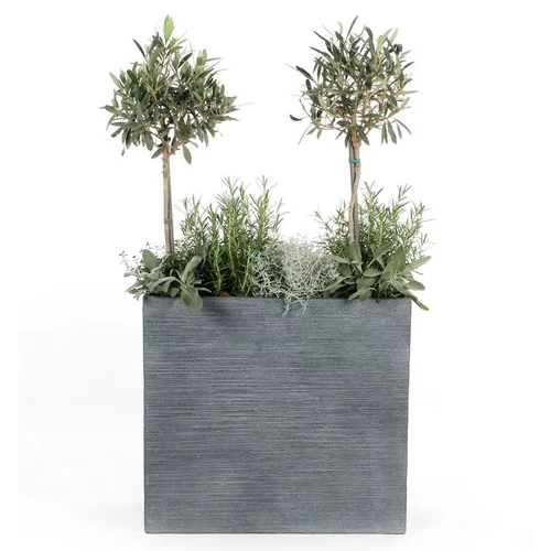 Idéal pour vos extérieurs：Muret Stream anthracite L.55 x l.22 x H.50 cm