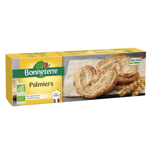 Ambiance jardin：Biscuits palmiers bio - 100 g