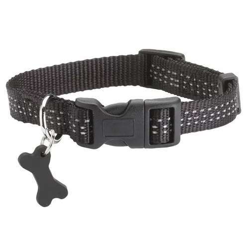 Pour vos projets extérieurs:Collier pour chien coloris noir en nylon tressé Bobby Safe – Taille XL