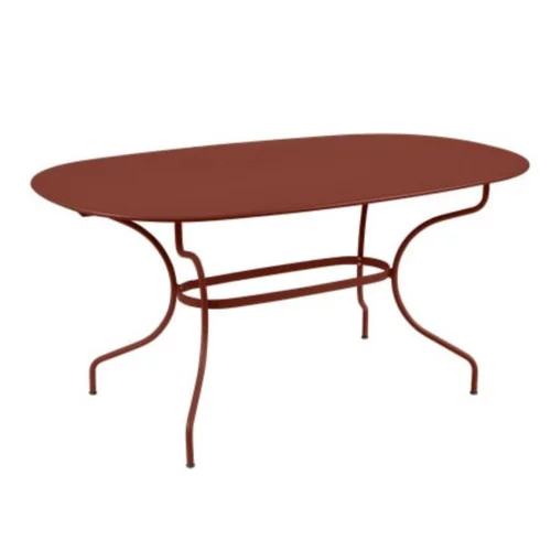 Parfait pour le jardin:Table Opéra + FERMOB ocre rouge L160xl90xh74
