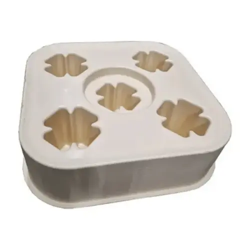 Bien dehors：Socle beige pour récupérateur d’eau cubique 1000 L