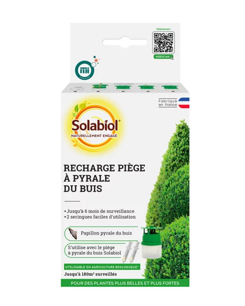 Le choix pour le jardin:Recharge pour piège à pyrale du buis Solabiol - 2 seringues