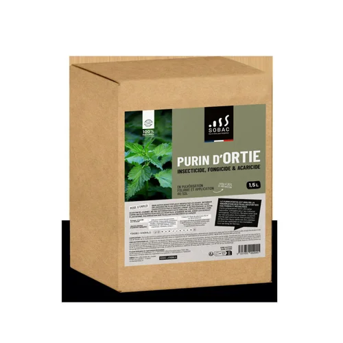 Idée extérieure：Purin d'ortie 100 % naturel Sobac - 1,5 L