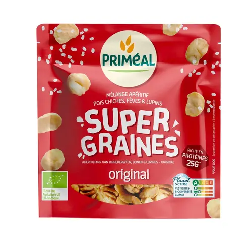 Maison & jardin:Mélange apéritif bio Priméal Super graines original - 100 g