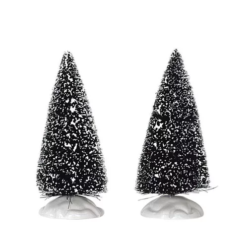Les essentiels du jardin:Lot de 2 sapins 4 x 4 x 10.7 cm