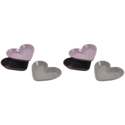 Ravier ramequin Coeur en céramique (Lot de 6)