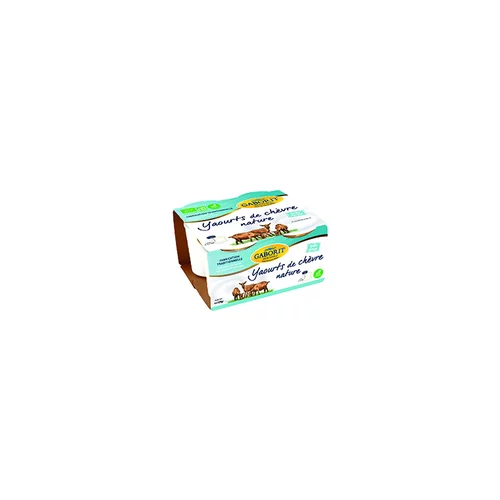 Pratique pour le jardin:Yaourt de chèvre nature - 4 x 125 g