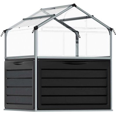 Mini-serre de jardin en aluminium et polycarbonate Plant-Inn