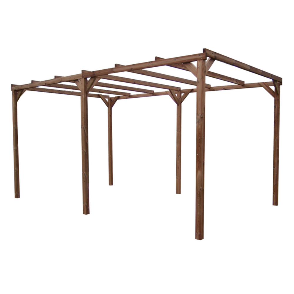 Hisense Pergola sans plancher 14,80 m² bois traité - th 3050