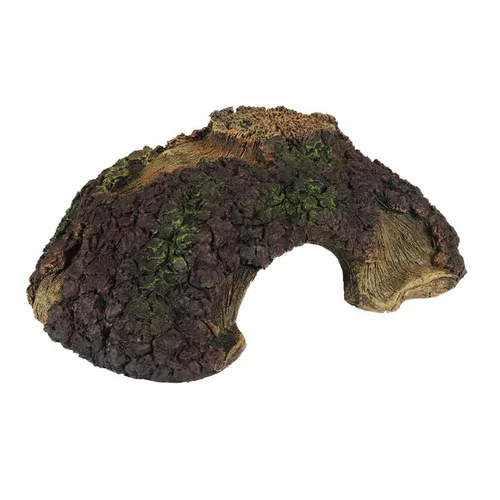 Jardin durable：Décor d'aquarium Oakly Stump 3 coloris marron en résine de polyester - 26,5 x 18,5 x 9 cm
