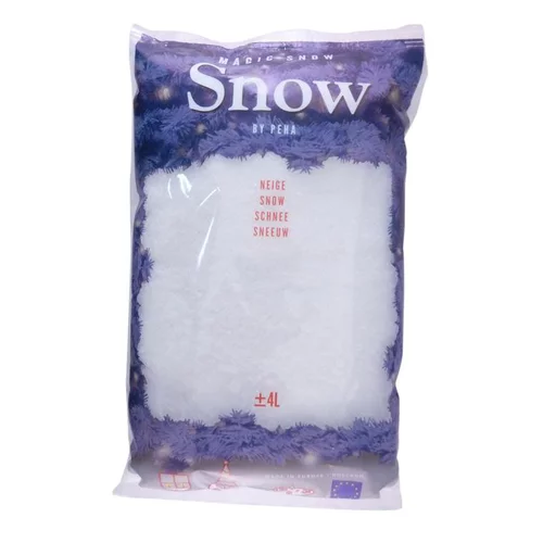 Pour un extérieur agréable:Sac de neige artificielle blanche 4 litres