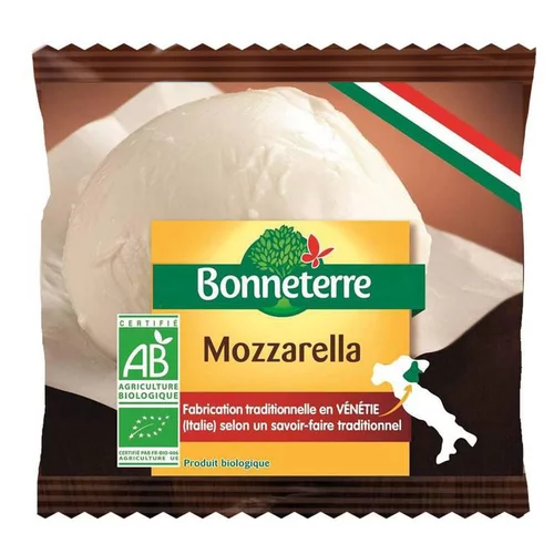 Esprit extérieur:Mozzarella italienne bio Bonneterre - 125 g