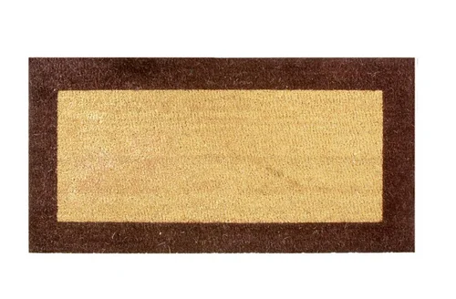 Facile à intégrer au jardin:Tapis brosse en coco marron Sweetsol - 60 x 40 cm