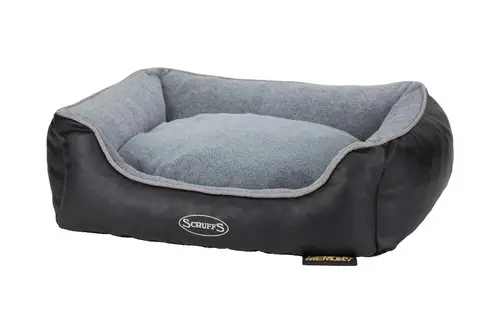 Le compagnon de vos extérieurs:Corbeille à mémoire de forme pour chien et chat Château Scruffs – Taille S